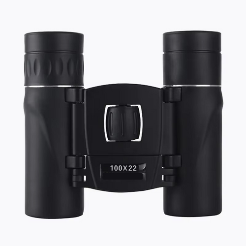 Kompaktes 100x22 HD-Fernglas mit BAK4 FMC-Optik für große Reichweiten – ideal für Jagd, Sport, Camping und Reisen.