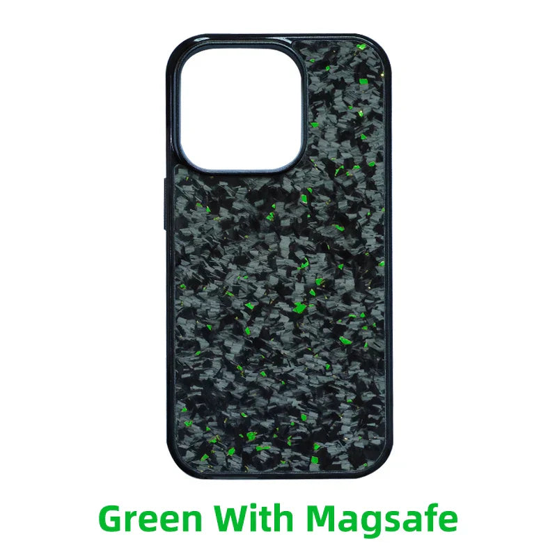 Magsafe Carbonfaser-Stoßfeste iPhone-Hülle