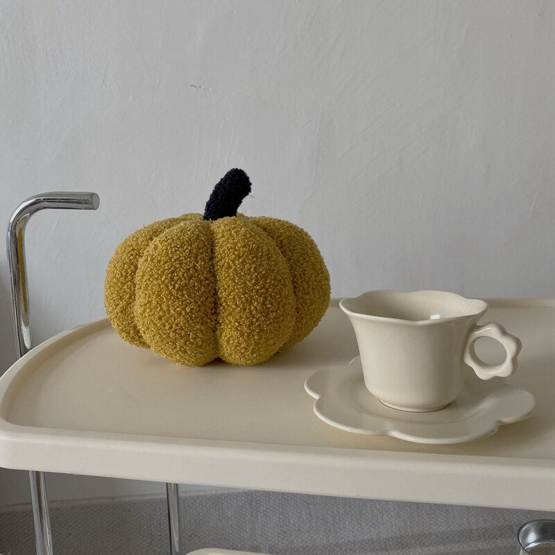 Weiche Pumpkin-Plüsch-Halloween-Kissen | Karnz