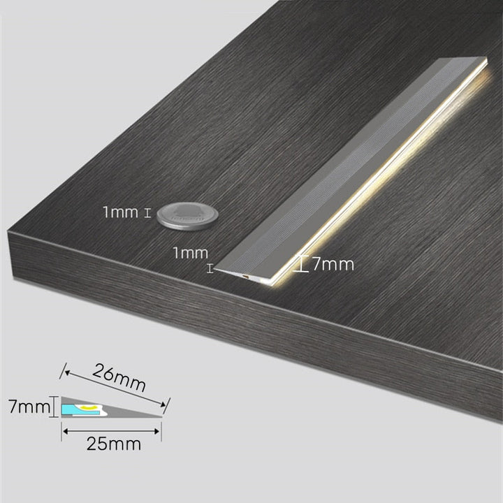 Unsichtbares Oberflächen-Aluminium Dünnes Lichtpanel | Karnz
