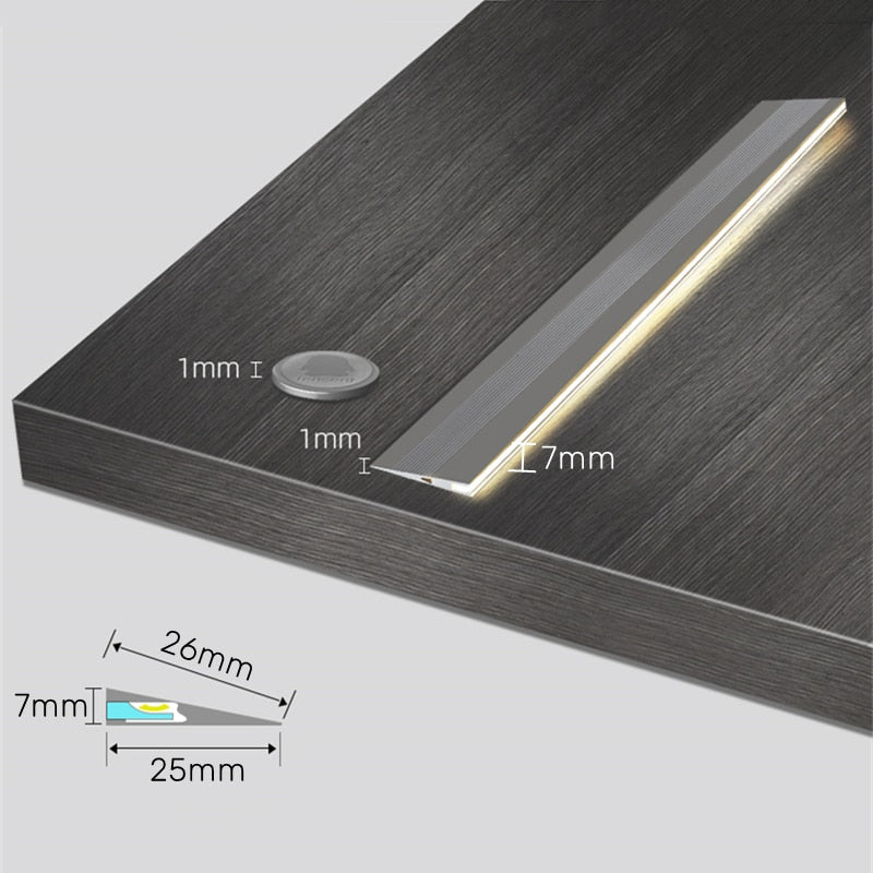 InvisiKarnze Oberfläche Aluminium Dünnes Lichtpanel