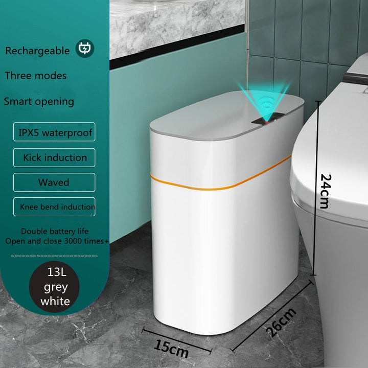 Smart Electric Trash With Lid | Karnz