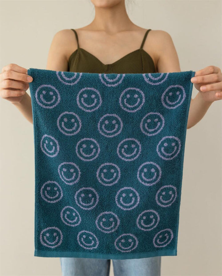 Doppelseitiges Smiley-Handtuch | Karnz