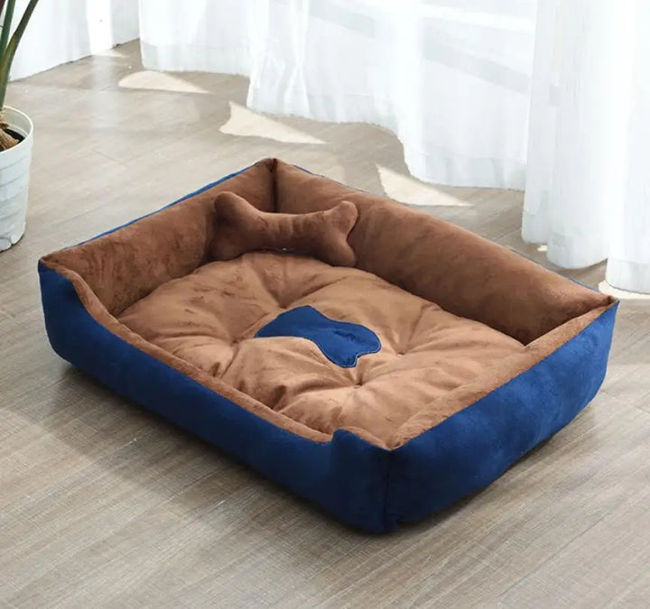 Modernes und gemütliches Leinen-Hundebett Karnz