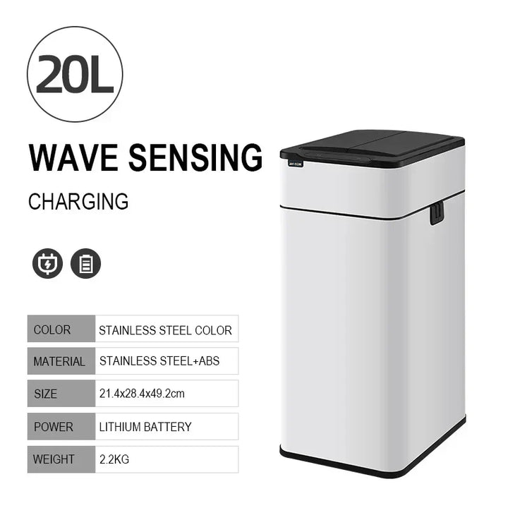 Karnz | Smart Edelstahl Automatischer Sensor Mülleimer