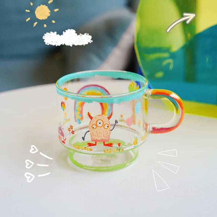 Regenbogen Monster Kaffeetasse