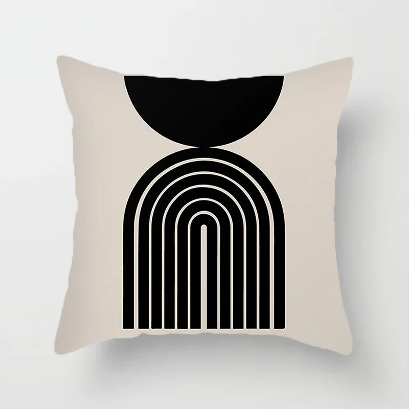 Moderne Kunst Abstraktes Muster Dekokissenbezüge Kreative Linien Sofa Stuhl Kissenhüllen Dekokissen Fall Home Office Dekor | Karnz