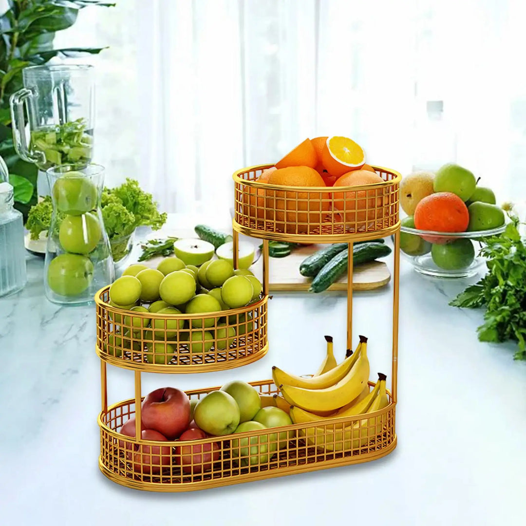FruitElegance – Metall Drahtkorb für Obst & Gemüse Karnz