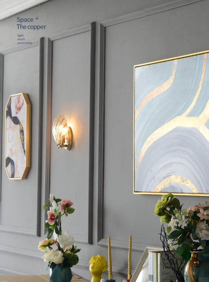 Muschel-Wandleuchte - Bringen Sie maritime Eleganz in Ihr Zuhause | Karnz