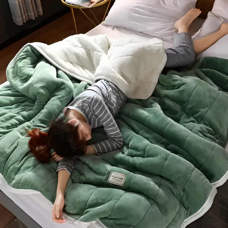 Karnz | Luxus Fleece Decke Super Weich Warm und Gemütlich Hochwertige Materialien