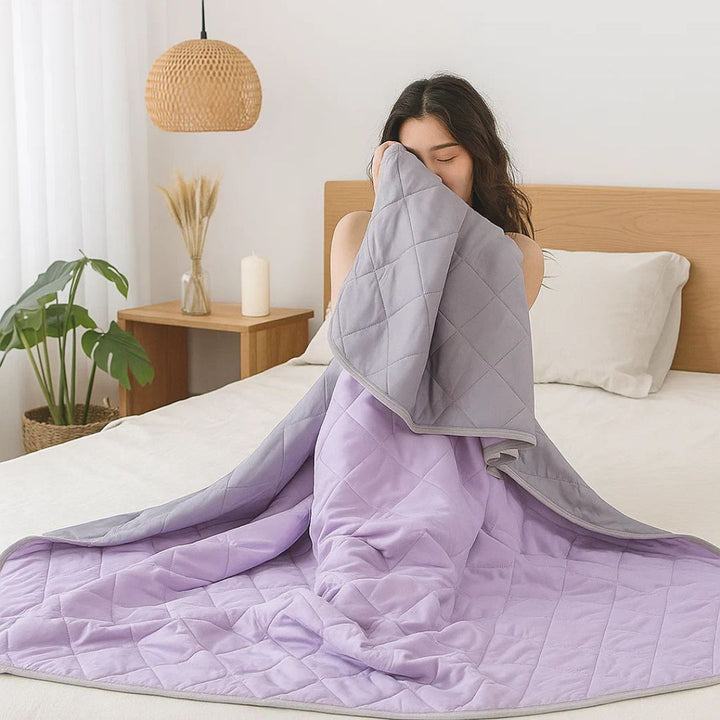 SilkCool | Kühlende Decke – Sofortige Kühlkomfort – Hypoallergene Seidenfaser – Überhitzungsprävention – Linderung bei Nachtschweiß empfindlicher Haut Karnz