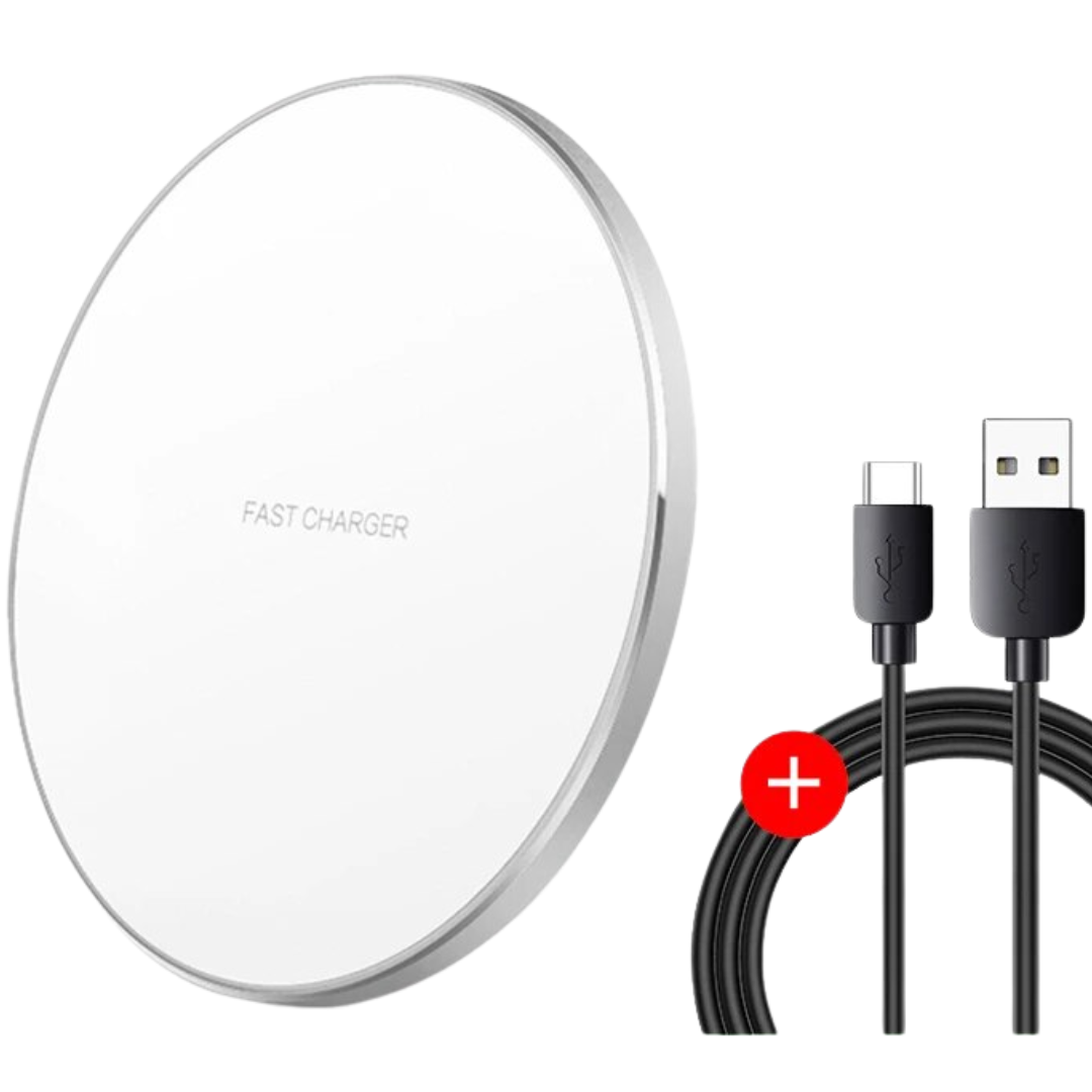 Karnz | 30W Schnelles kabelloses Ladepad | Premium USB C Ladekabel MagSafe Ladegerät für Apple iPhone, Samsung & Android - Fast Wireless Charging Pad