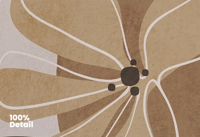 Einfache Beige Braun Florale Abstrakte Wandkunst Feine Kunst Leinwanddrucke Minimalistische Bilder Für Moderne Wohnungen Wohnzimmer Schlafzimmer Kunst Für Zeitgenössische Innenräume