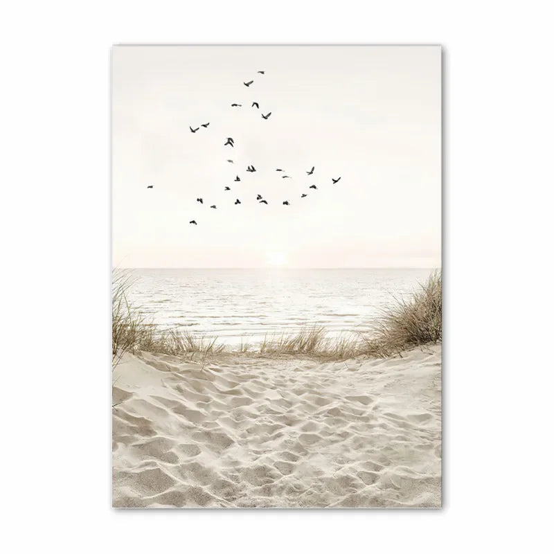 Einfacher Lebensstil Natürliche Minimalistische Wandkunst Feine Kunstleinwanddrucke Galerie Wandbilder Für modernes Wohnzimmer Skandinavische Wohnkultur