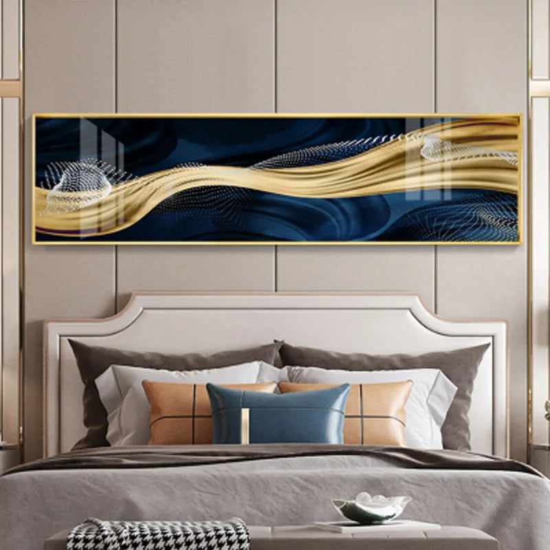 Fließende Vibes Abstrakte Wandkunst Fine Art Leinwanddrucke Breitformatbilder Für das Wohnzimmer Über Sofa Bilder Für Über das Bett