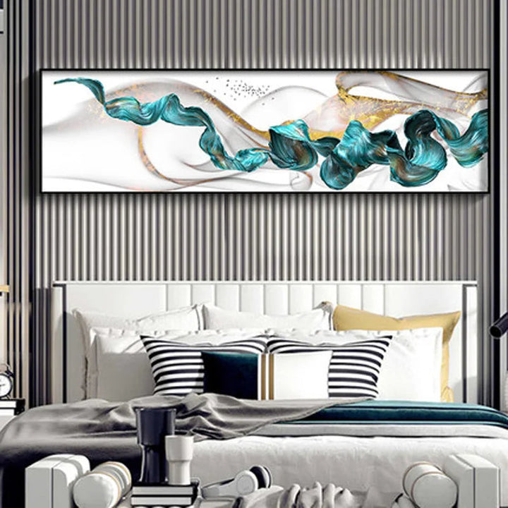 Fließende Vibes Abstrakte Wandkunst Fine Art Leinwanddrucke Breitformatbilder Für das Wohnzimmer Über Sofa Bilder Für Über das Bett