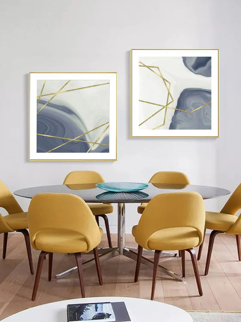 Einfache Minimalistische Nordische Abstrakte Quadratformat Wandkunst Feine Kunst Leinwanddrucke Bilder Für Wohnzimmer Schlafzimmer Esszimmer Dekor