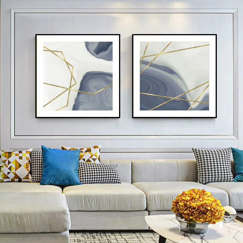 Einfache Minimalistische Nordische Abstrakte Quadratformat Wandkunst Feine Kunst Leinwanddrucke Bilder Für Wohnzimmer Schlafzimmer Esszimmer Dekor