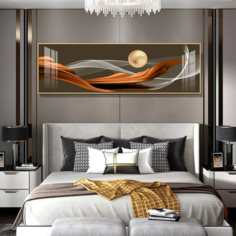 Fließende Vibes Abstrakte Wandkunst Fine Art Leinwanddrucke Breitformatbilder Für das Wohnzimmer Über Sofa Bilder Für Über das Bett
