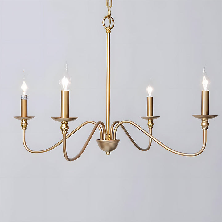 Schwarze Kerzen-Lüster Licht – Deckenlampe für Wohn- & Esszimmer | Karnz