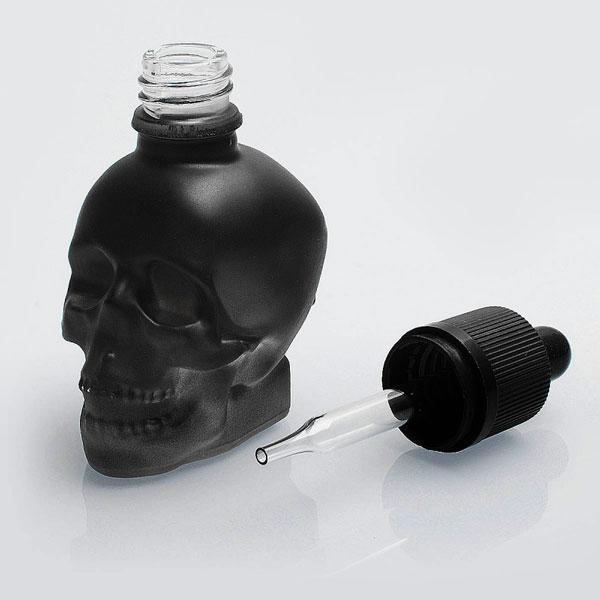 Skull Glass Dropper Bottle | Karnz