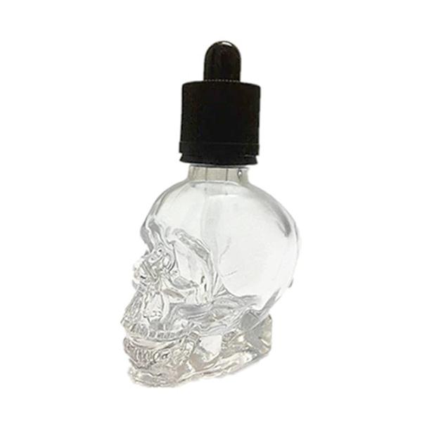 Skull Glass Dropper Bottle | Karnz