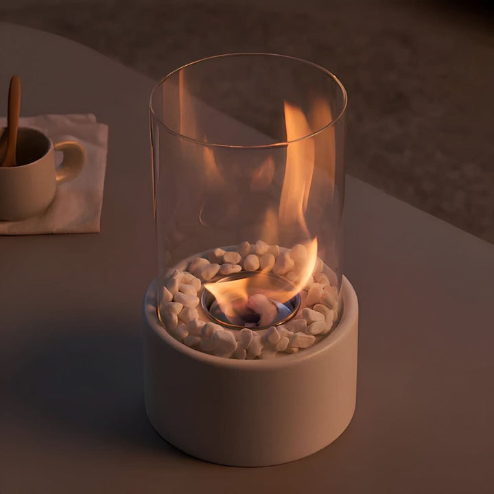 Glas Tischfeuer Schale | Karnz