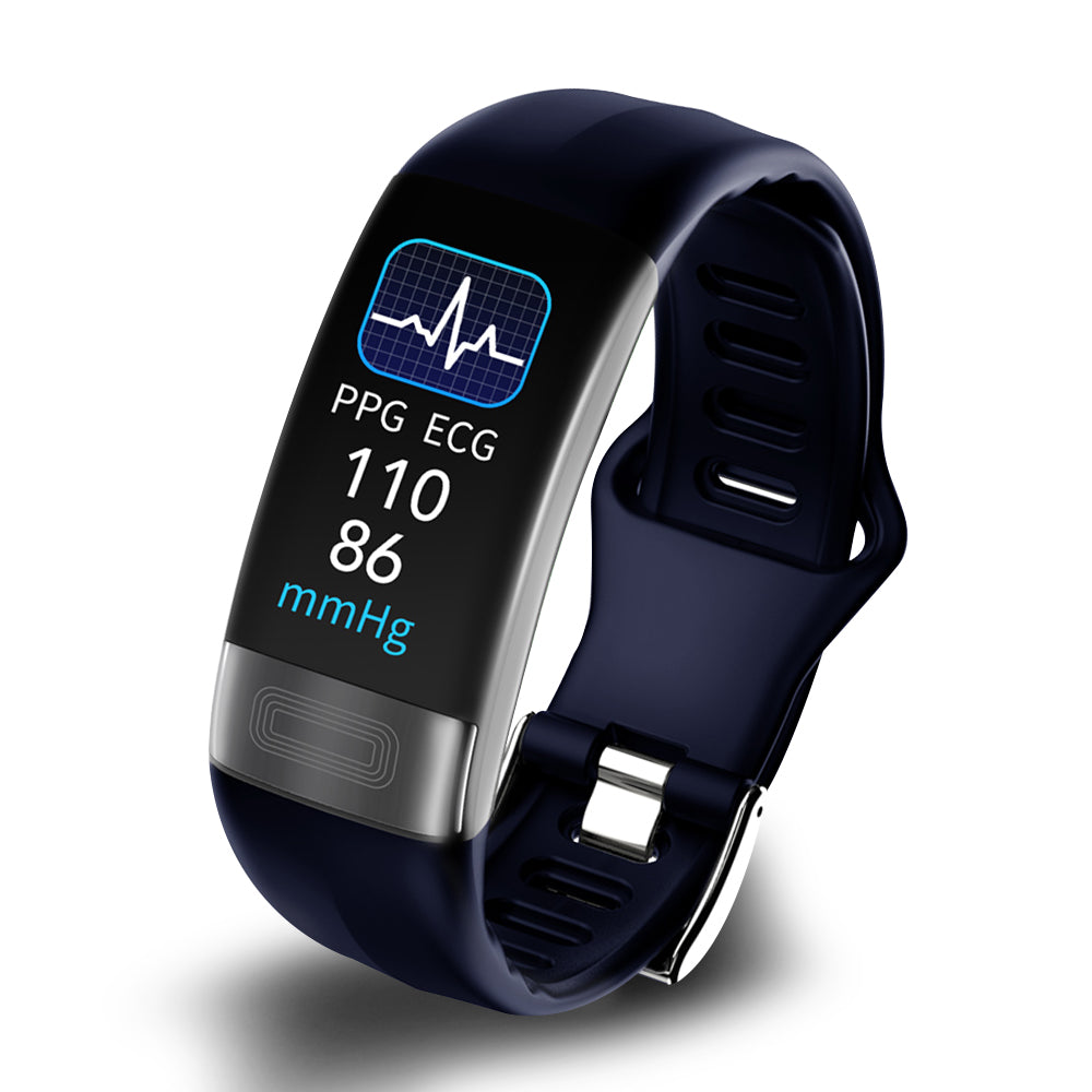Intelligentes Armband mit Blutdruckmessgerät, EKG, Herzfrequenz, Sauerstoffsättigung und Schlaf-Tracker - FDA genehmigt | Karnz