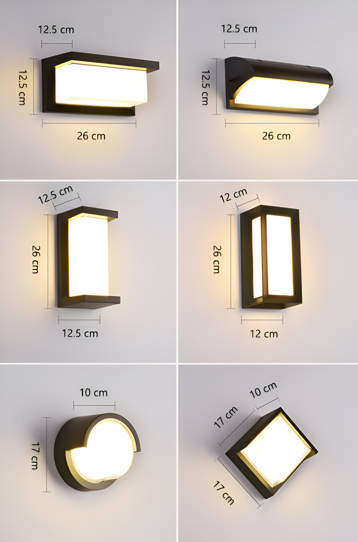 Smart Outdoor Wall Lamp mit Bewegungsmelder – LED-Beleuchtung für Sicherheit und Atmosphäre | Karnz