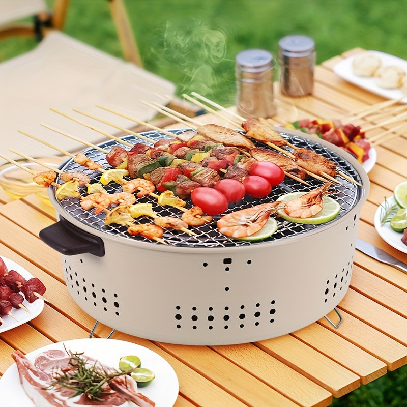 Raucharmer Grill Pro – Tragbarer rauchfreier Elektrogrill für draußen | Karnz