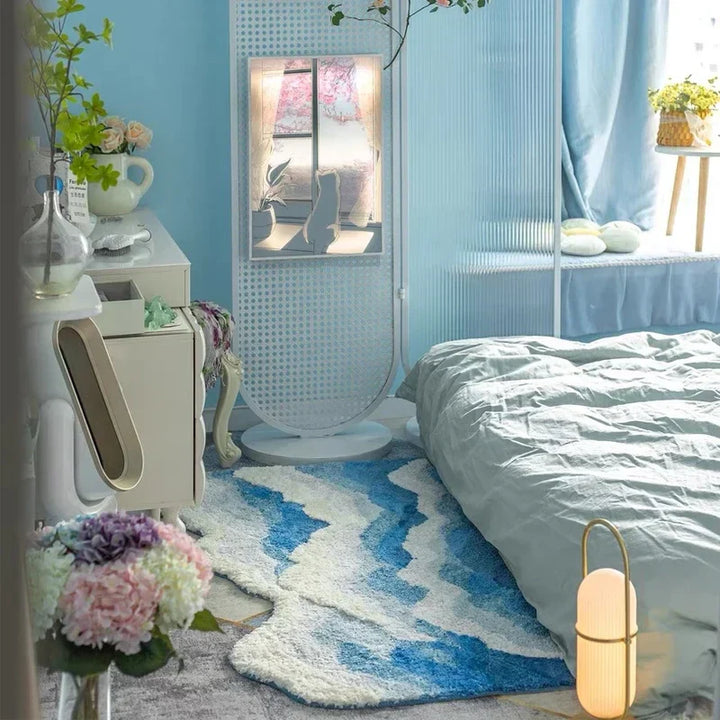 Soft Surf Antirutsch-Plüsch-Wellen-Teppich | Karnz