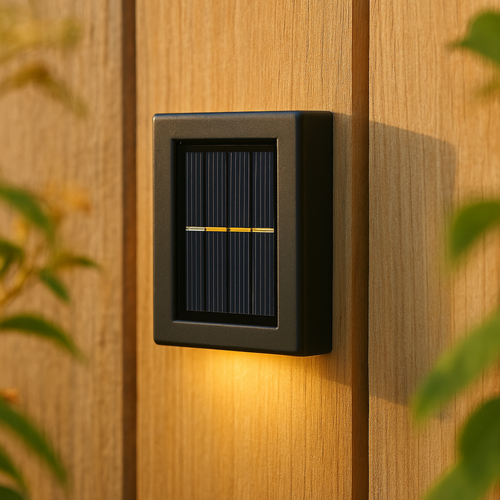 Karnz | SolarGlow Luxe Solar-Wandlampen – Kabellos, Stilvoll & Bereit Für Hitze Abende