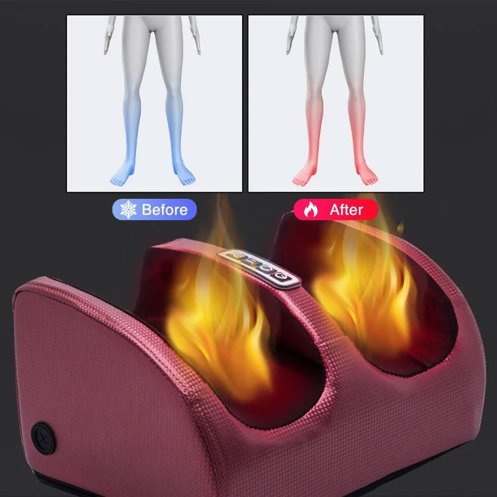 Luxuriöses Shiatsu-Fußmassagegerät mit Wärmefunktion