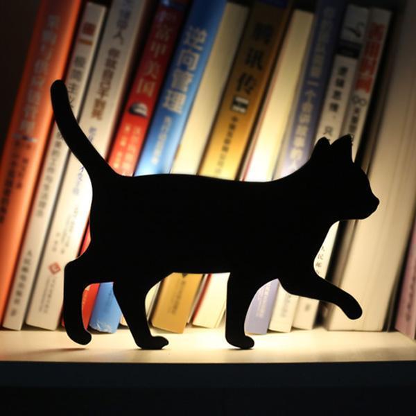 Geräuschaktivierte Katzen-Nachtlampe | Karnz