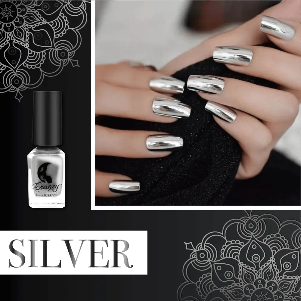Spiegel Nagellack – Sofort metallisch glänzende Nägel