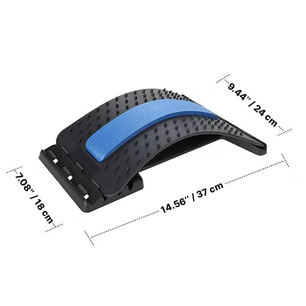 SpineEase | Verstellbare Rückenstrecker & Lendenakupressur-Massager für sofortige Schmerzlinderung | Karnz