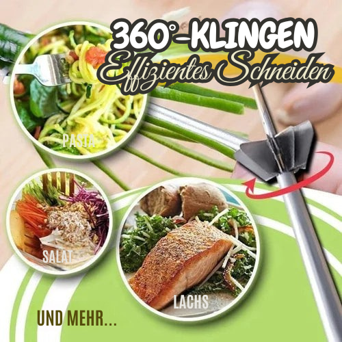 VeggiTwirl Spiralschneider mit Edelstahlklingen für Gemüse | Karnz