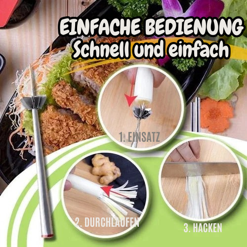 VeggiTwirl Spiralschneider mit Edelstahlklingen für Gemüse | Karnz
