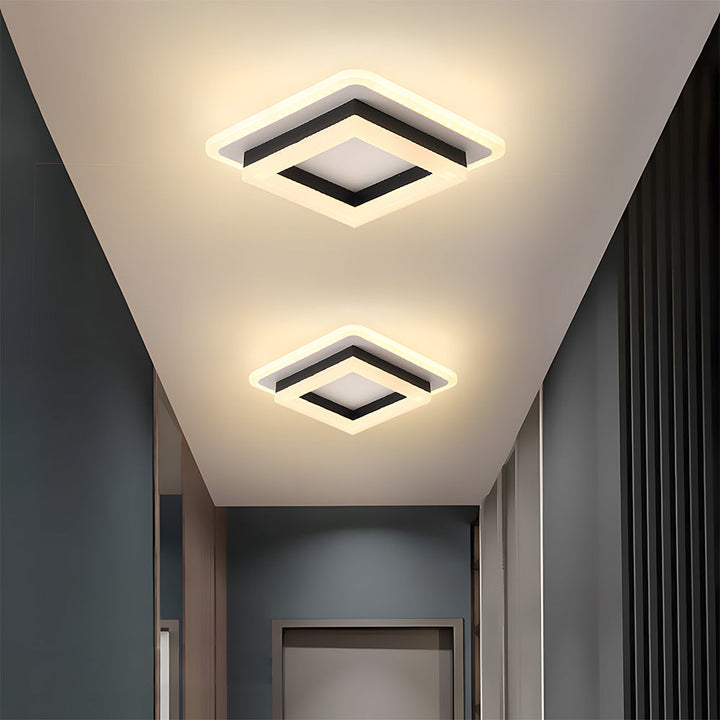 Quadratische LED-Deckenleuchte | Karnz