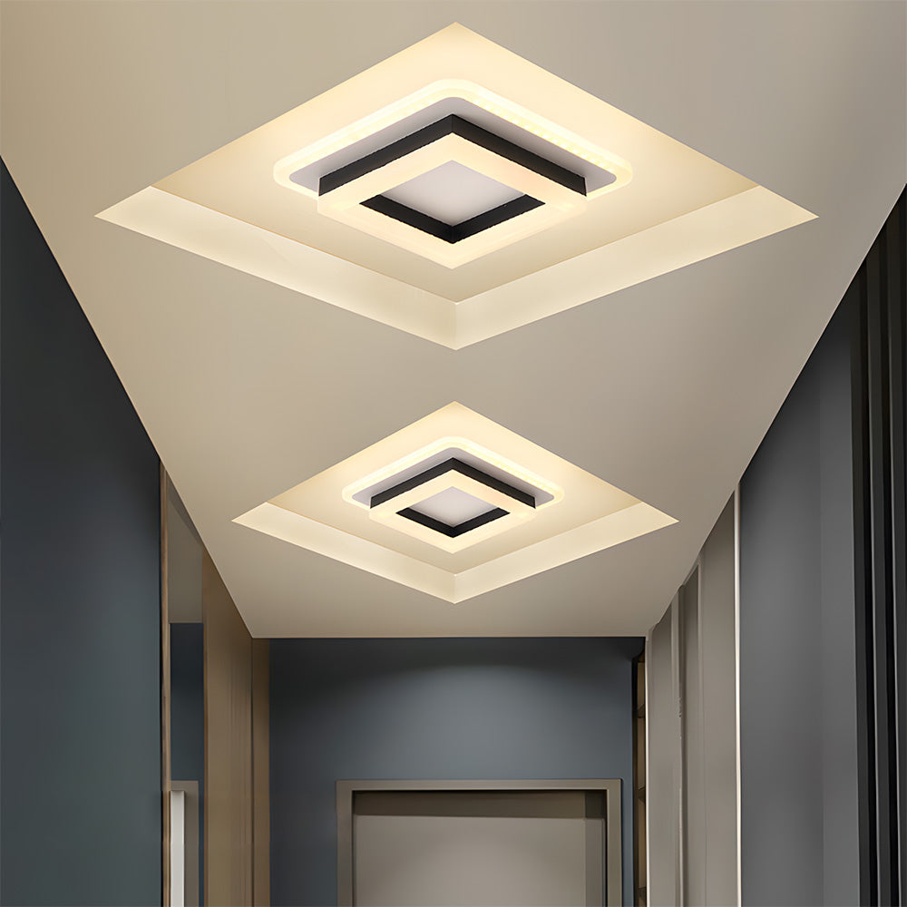 Quadratische LED-Deckenleuchte | Karnz
