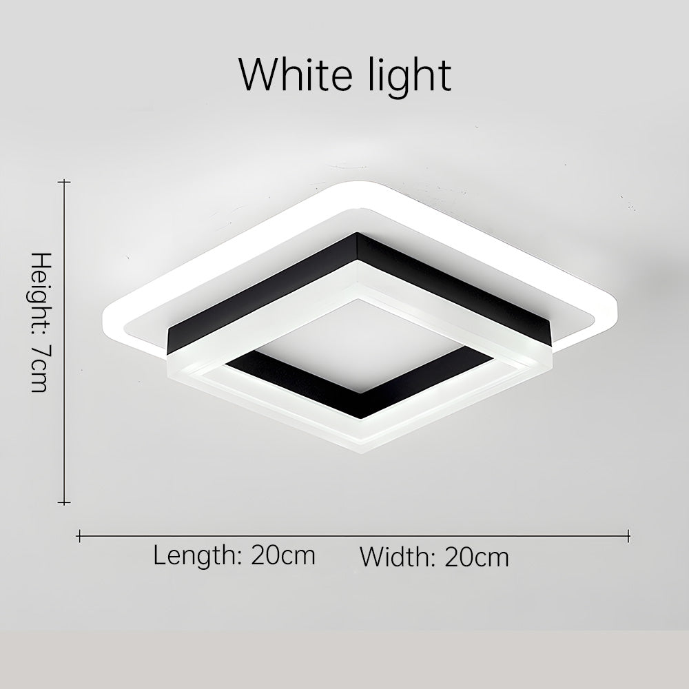 Quadratische LED-Deckenleuchte | Karnz