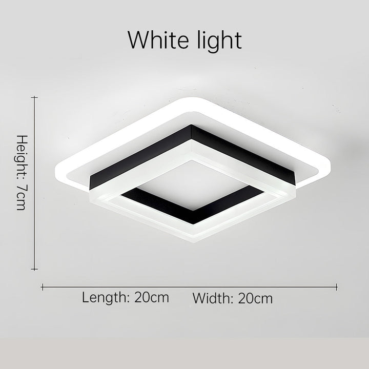 Quadratische LED-Deckenleuchte | Karnz