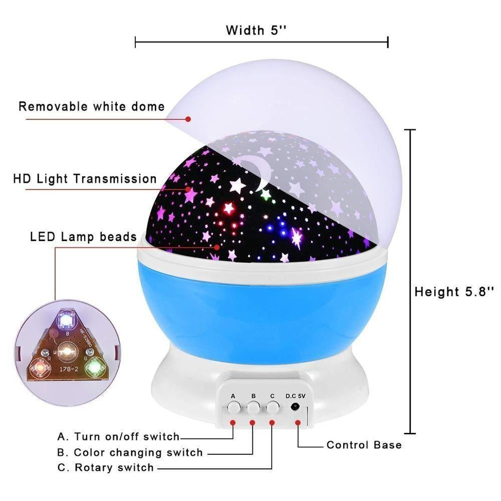 Cosmos Projektor Nacht Sterne Lampe | Karnz