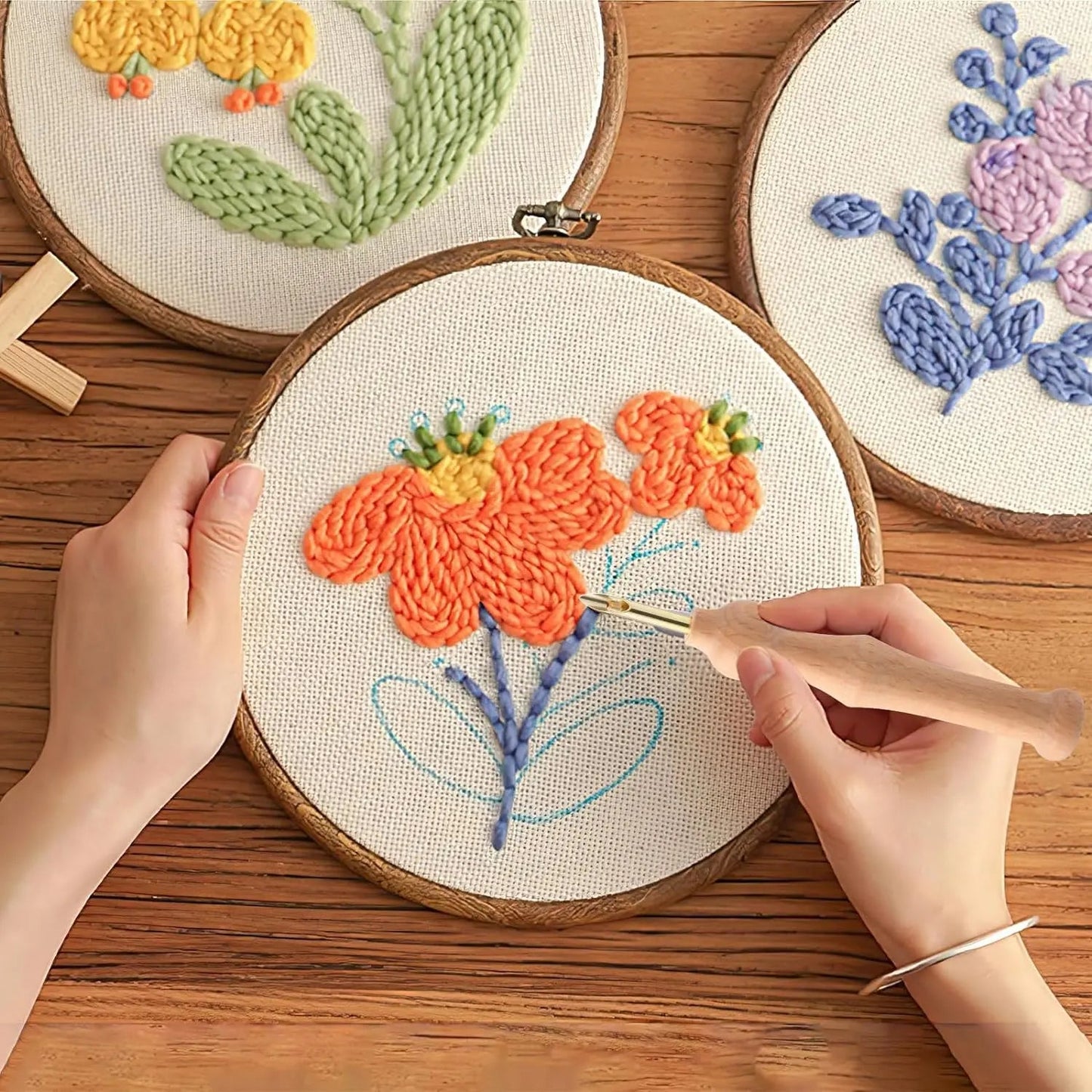 Stick-Punch-Nadelset – Komplettset für kreative Stickprojekte