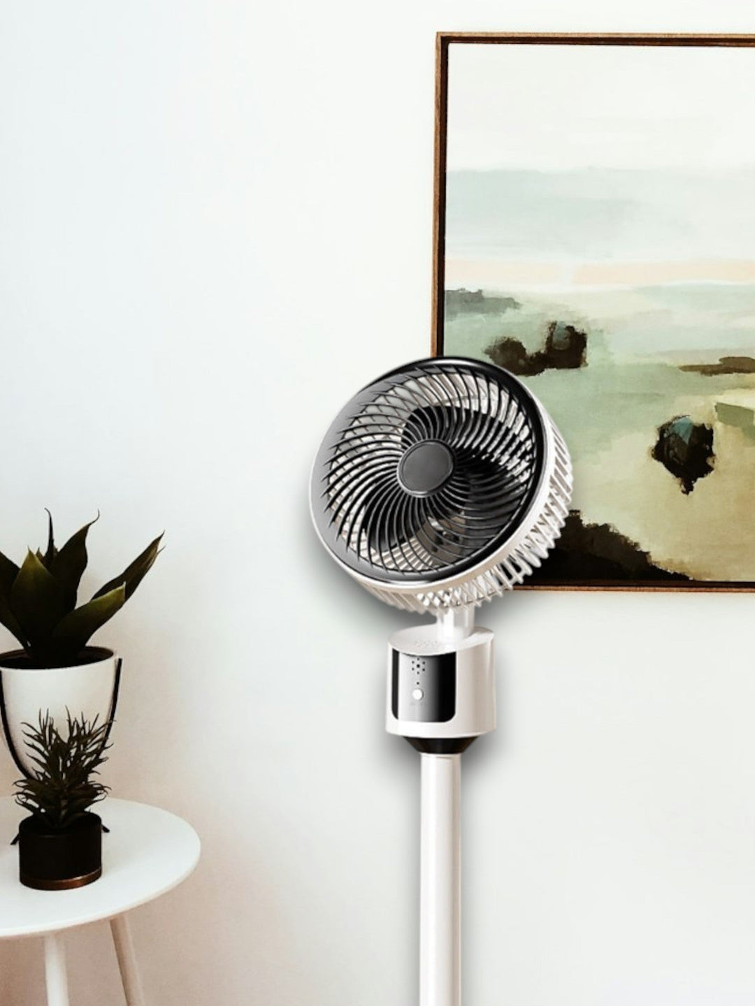 Silent USB-betriebener Standventilator mit 3 Geschwindigkeiten - Energieeinsparend und Ideal für Kleine Räume | Karnz