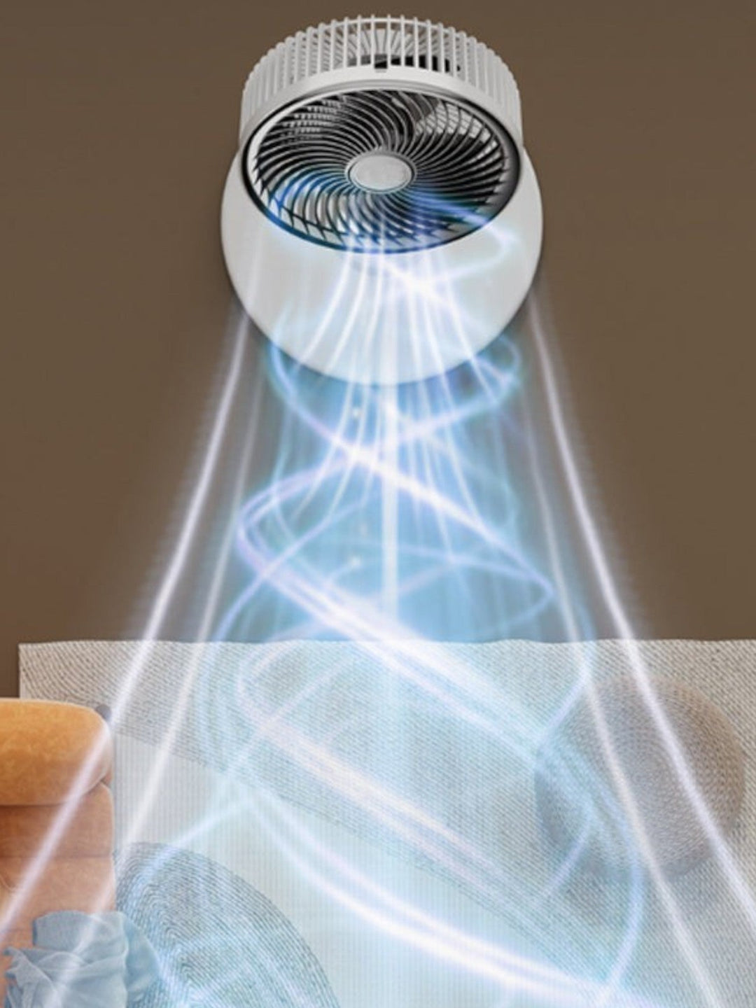 Silent USB-betriebener Standventilator mit 3 Geschwindigkeiten - Energieeinsparend und Ideal für Kleine Räume | Karnz
