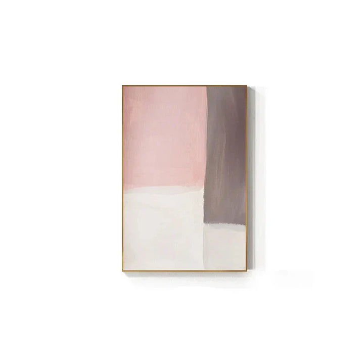 Subtile Schattierungen von Pink und Blau Aquarell Abstract Wandkunst Fine Art Leinwanddrucke für modernes Apartment Wohnzimmer Schlafzimmer Kunst für zeitgenössische Innenräume