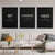 Erfolgsdefinition Poster Schwarz und Weiß Wandkunst Fine Art Canvas Drucke Motivations tägliche Mantra Bilder für Wohnzimmer Schlafzimmer Arbeitszimmer Wanddekoration