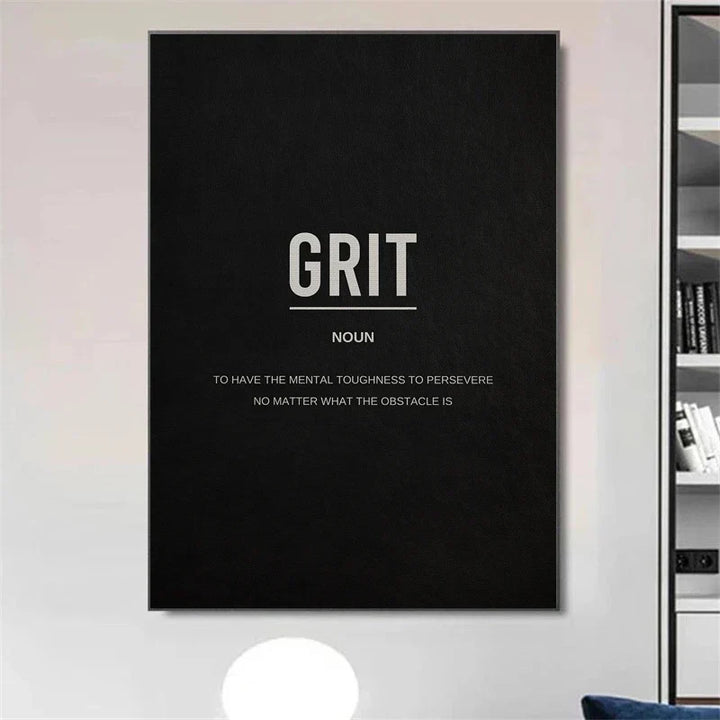Erfolgsdefinition Poster Schwarz und Weiß Wandkunst Fine Art Canvas Drucke Motivations tägliche Mantra Bilder für Wohnzimmer Schlafzimmer Arbeitszimmer Wanddekoration