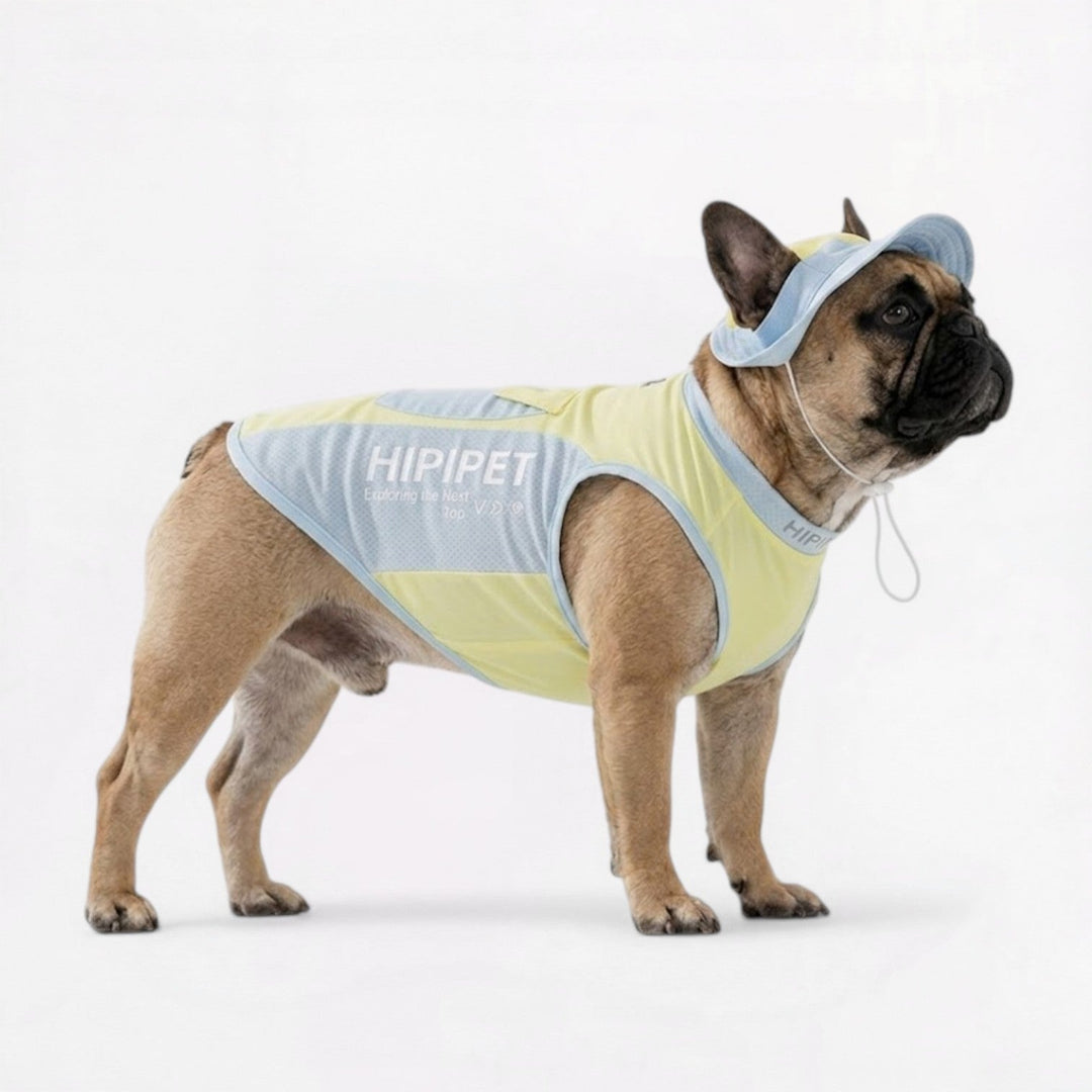 Sommer-Kühl-Mesh-Weste für Französische Bulldoggen - Leichte Haustierbekleidung | Karnz